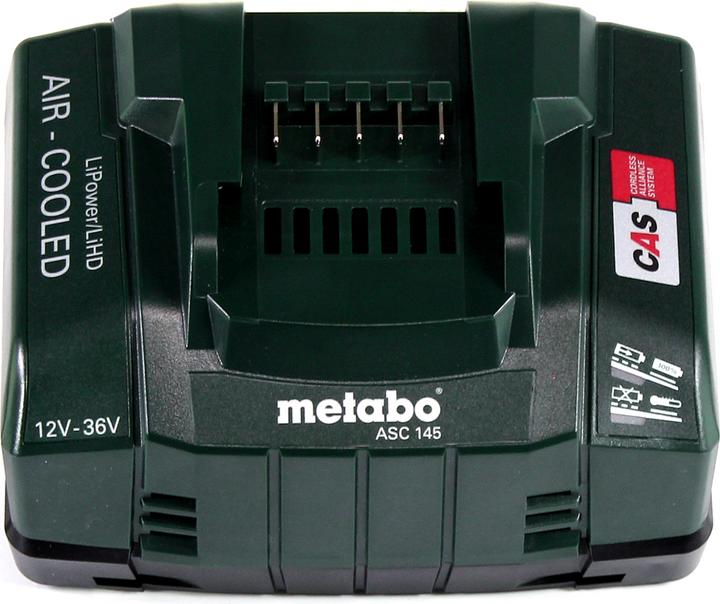 Actual product image Metabo Power 160-5 18 LTX BL OF Battery compressor 18 V 8.0 bar brushless + 1x LiHD battery pack 8.0 Ah + (8 bar, 5 l)