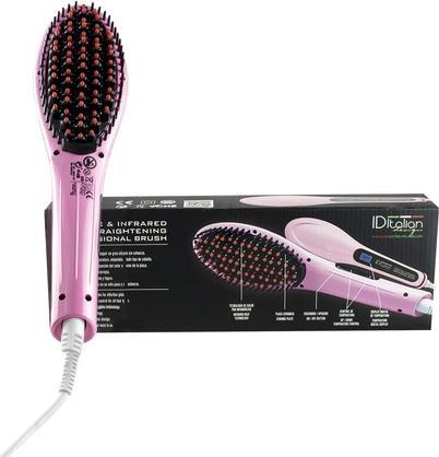 Actual product image ID Italian Design Hair Straightening Brush Straightening Brush