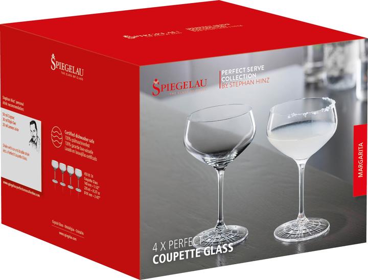 Immagine prodotto Spiegelau Ciotola da cocktail Perfect coupette Set di 4 (2.40 dl, 4 x, Bicchieri da aperitivo)