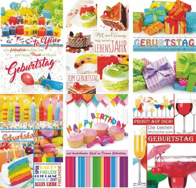 Magni Glückwunschkarten 100 St. Geburtstag (100 Stk.)