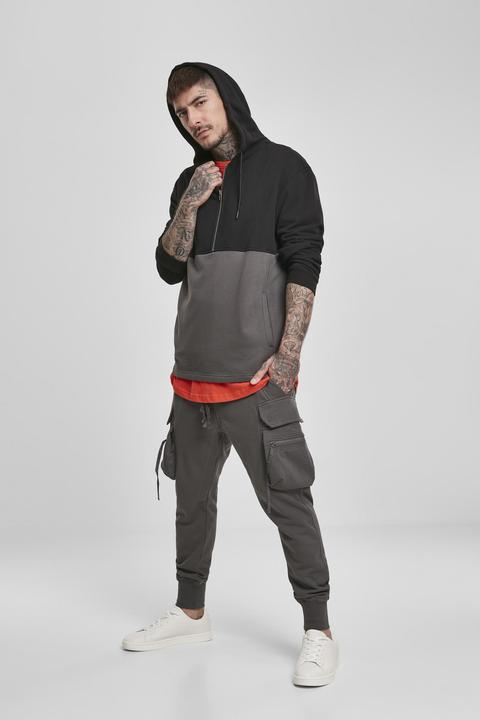 Actual product image Urban Classics Relaxed Half Zip Hoodie (M)