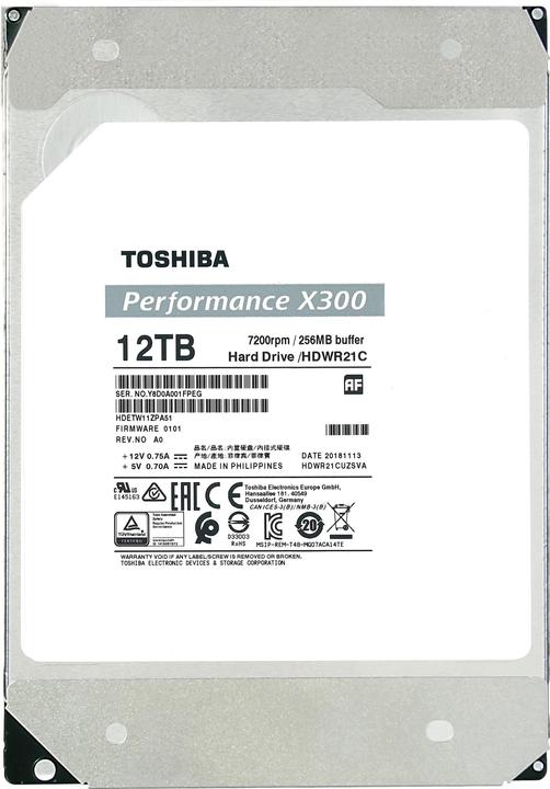 Produktbild Toshiba X300 (12 TB, 3.5", CMR)