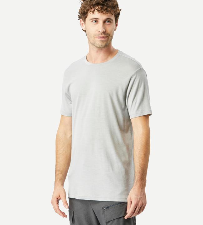 Immagine prodotto Forclaz Camicia Merino da uomo a manica corta per lo zaino - Travel 500 grigio (S)