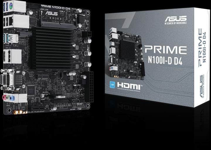 Productafbeelding ASUS Prime N100I-D D4-CSM (NA (geïntegreerde CPU), Mini-ITX)