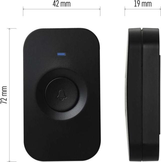 Immagine prodotto Emos Pulsante di ricambio per il campanello wireless P5728