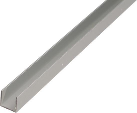 Produktbild Magni Alberts 473846 U-Profil Aluminium, silberfarbig eloxiert 1000 x 15 x 10 mm