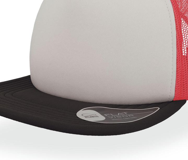 Produktbild Atlantis TruckerCap Snap 90s flaches Visier 5 Paneele (One Size)