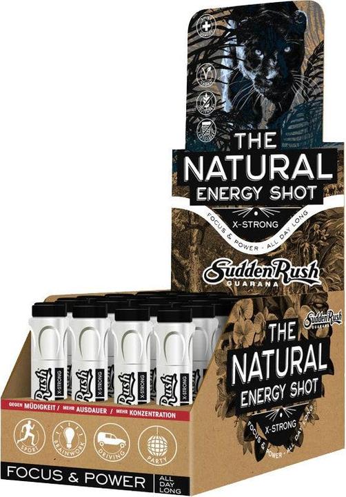 Sudden Rush Natural Energy Shot XST (Raspberry, 24 x)