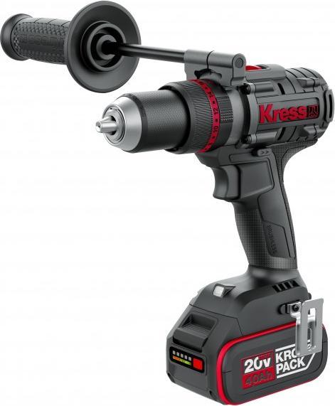 Immagine prodotto Kress KUC35 20 V trapano a percussione a batteria 140 Nm 2 x 4,0 Ah caricatore 6A Stack...