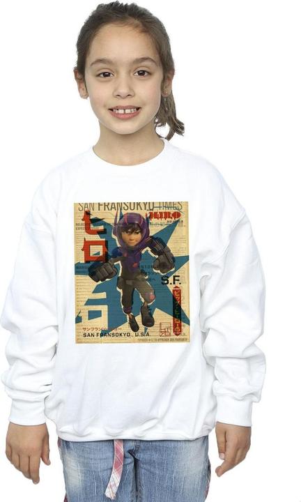 Image du produit Disney - Sweat BIG HERO BAYMAX HIRO NEWSPAPER - Fille (140, 146)
