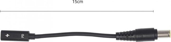 Immagine prodotto PowerGuard Adattatore da USB-C a Lenovo IBM Thinkpad con spina rotonda (7,9 x 5,4 mm) (90 W)