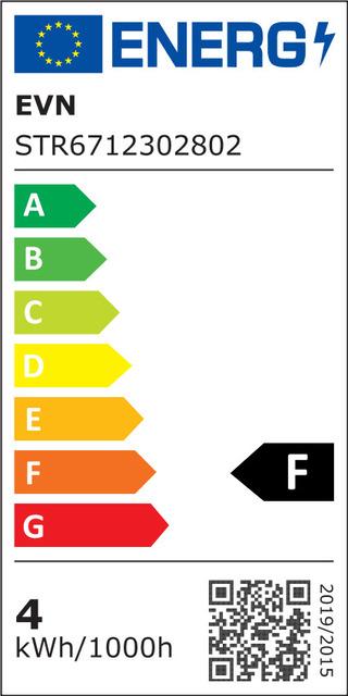 Energie-Label EVN LED-Lichtband (Weiss, 500 cm, Indoor)