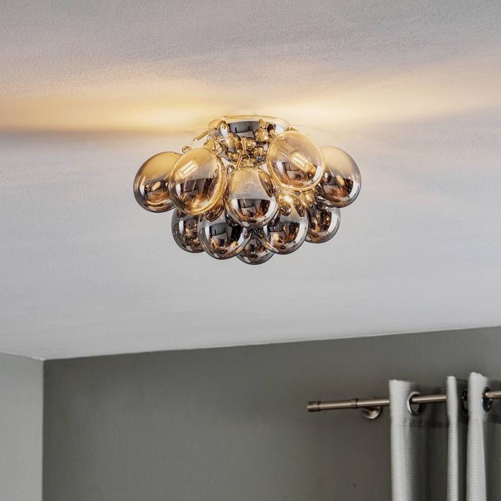 Image du produit By Rydens Grand plafonnier, gris, 30 cm (G9)
