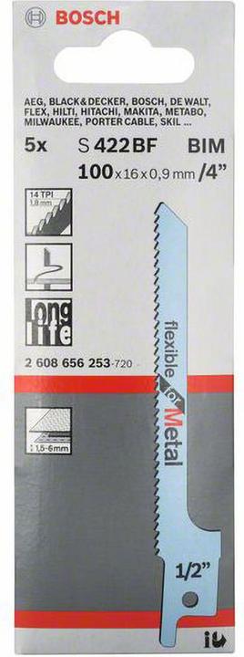 Image du produit Bosch Professional Zubehör Lame de scie sabre