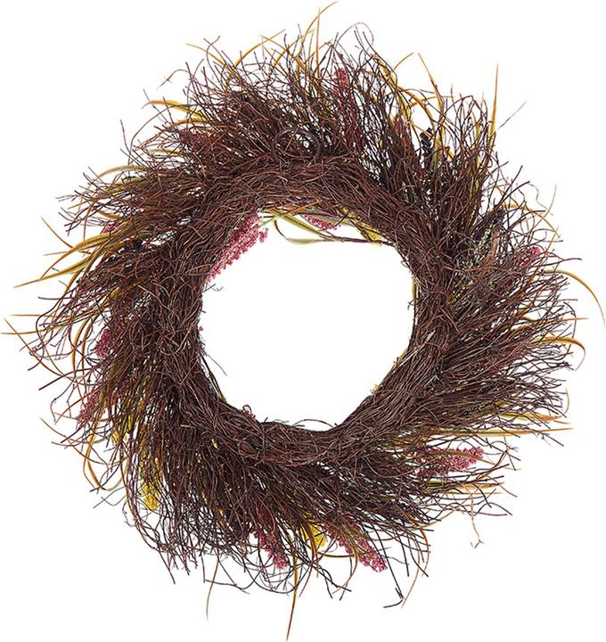 Actual product image Beliani Door wreath colourful with artificial flowers ø 50 cm CANDELARIA (50 x 7 x 50 cm)