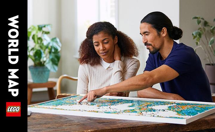 Immagine prodotto LEGO Mappa del mondo (31203, LEGO Art, Set LEGO rari)