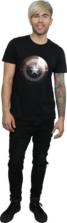 Immagine prodotto Maglietta Uomo Captain America Shield Shiny (XXL)