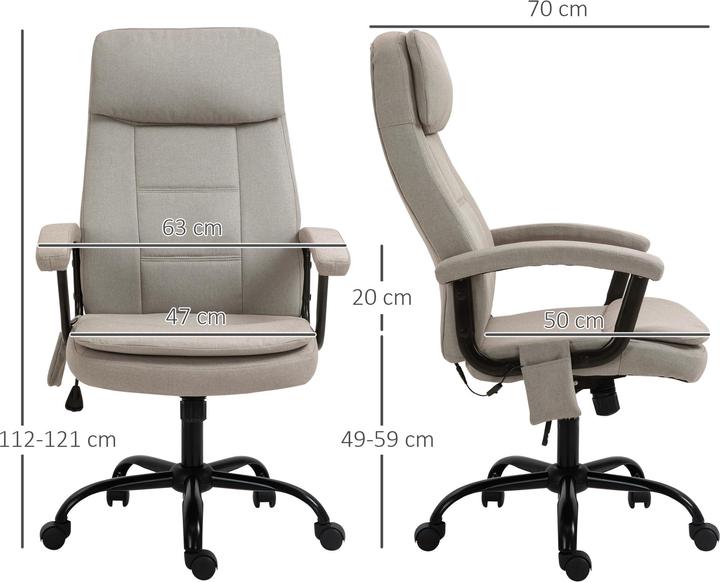 Actual product image Vinsetto Office chair with massage function