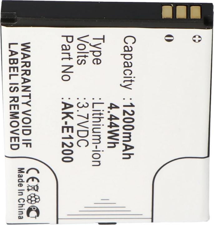Actual product image AccuCell Battery suitable for Emporia TELME E1000, E1200, C121, AK-E
