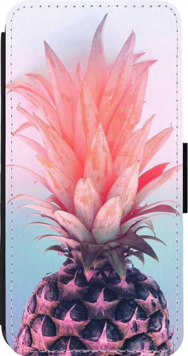 Actual product image PhoneLook Coque Wallet noir Purple Pink Pineapple (Apple iPhone 13 Pro Max)