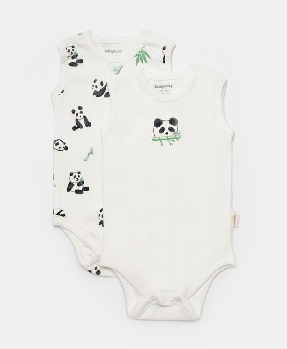 BabyCosy Body. ärmellos. 2 Pack