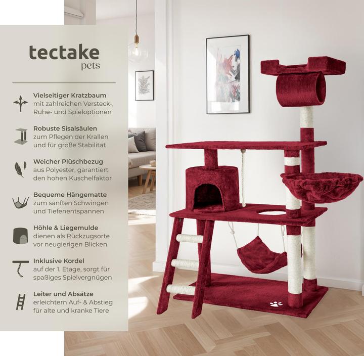 Image du produit tectake Marcel (141 cm, Vin rouge)