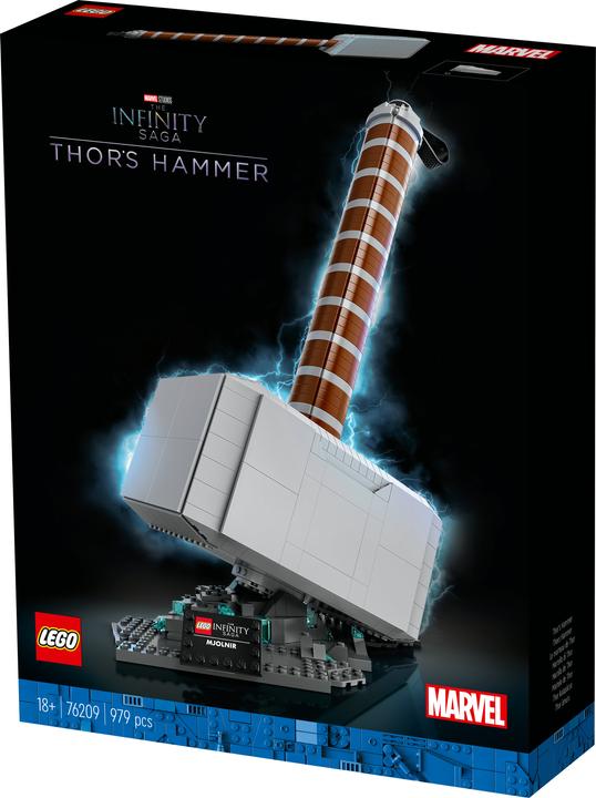 Actual product image LEGO Thor's hammer (76209, LEGO Rare Sets, LEGO Marvel)