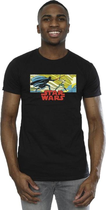 Immagine prodotto Star Wars Comic Strip Luke And Vader Maglietta Uomo (S)