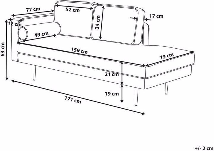 Actual product image Beliani Miramas (1.5 seater)