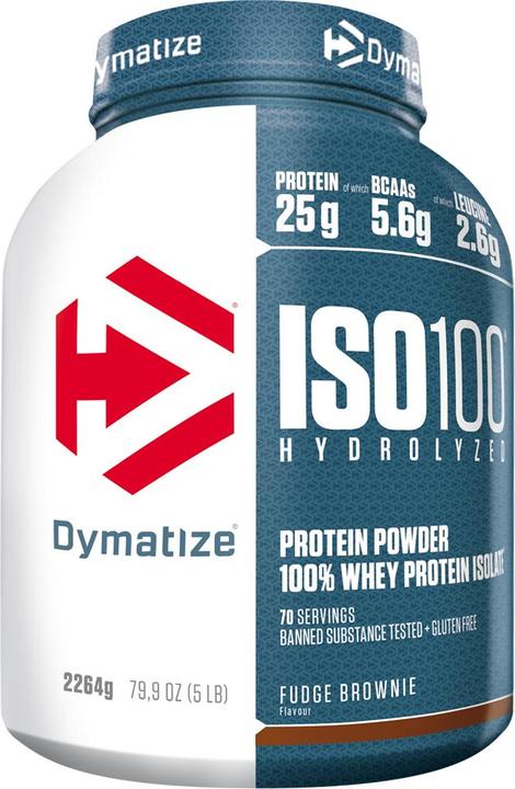 Produktbild Dymatize ISO 100 Hydrolyzed (Fudge Brownie, 1 Stk., 2264 g)