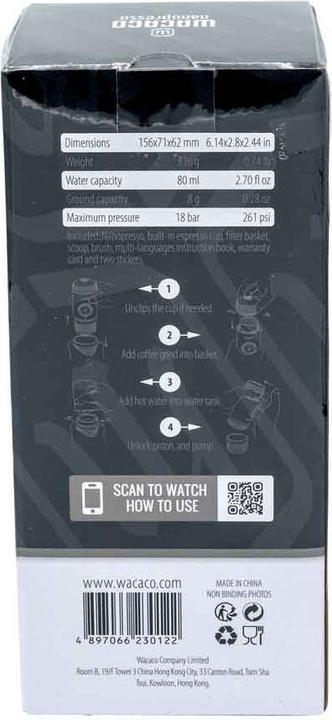 Actual product image Wacaco Nanopresso (0.08 l)