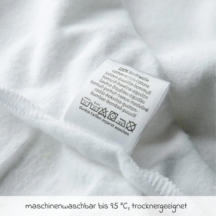 Image du produit Makian Draps en molleton Lot de 5 draps en molleton 80 x 80 - Blanc (80 cm, 80 cm)