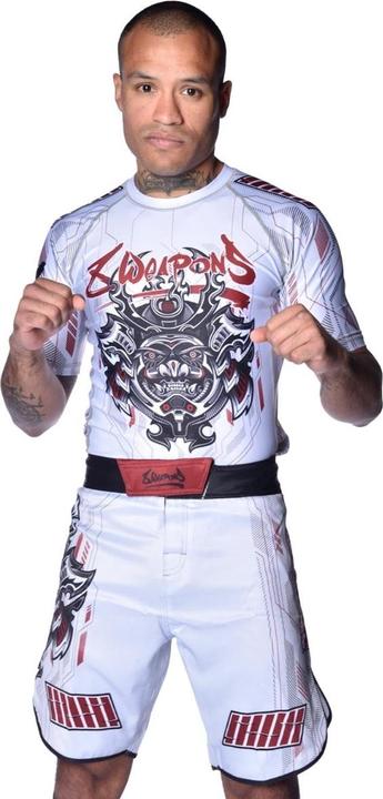 Actual product image 8Weapons 8 WEAPONS Rashguard, S/S, Hit 2.0, black-red, L (L)