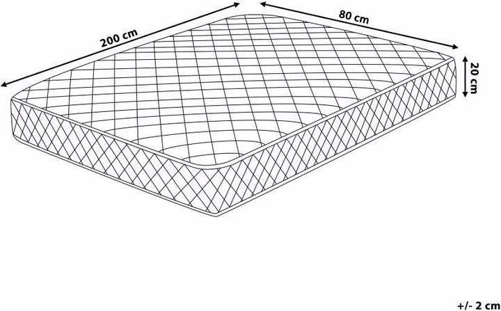 Actual product image Beliani Duo (80 x 200 cm, Spring core)