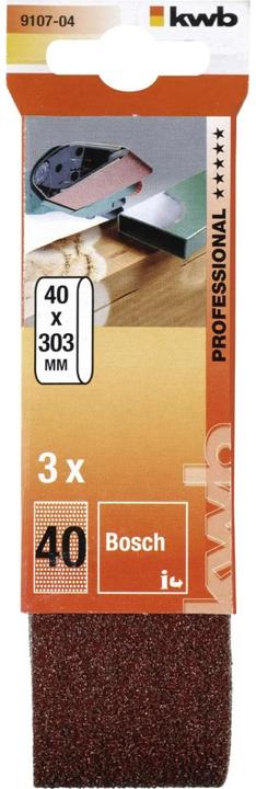 Actual product image kwb Sanding belt 40X303 K40 (40)