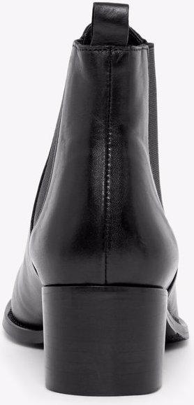 Actual product image Bianco Leather Chelsea Boots (38)