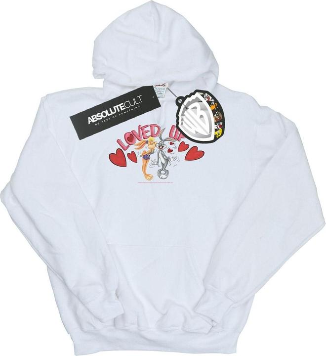 Looney Tunes Bugs Bunny And Lola Valentine's Day Loved Up Kapuzenpullover (S)