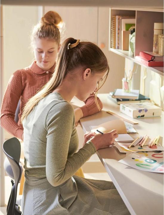 Produktbild Flexa Schreibtisch für Classic Hochbetten Grau