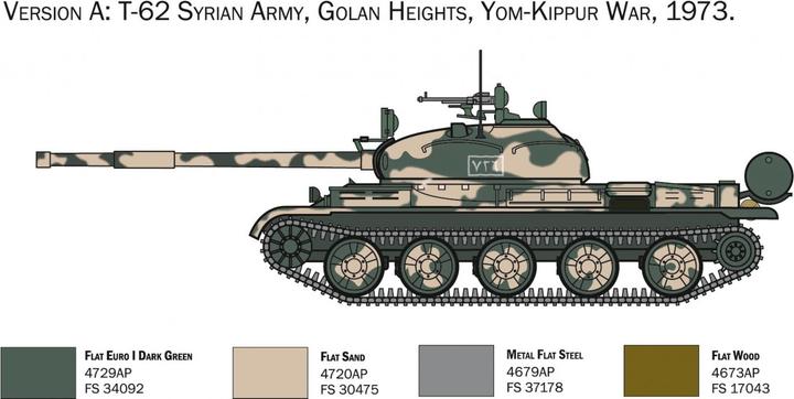 Actual product image 1:72 Rus. T-62 battle tank