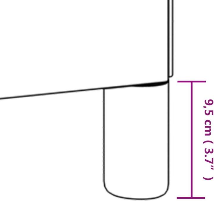 Actual product image VidaXL Tiffi (80 x 200 cm)