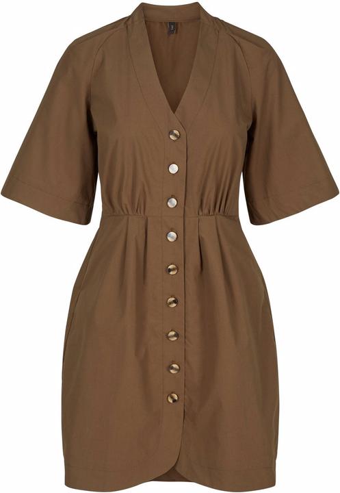 Actual product image Yas V-neck cotton mini dress (L)