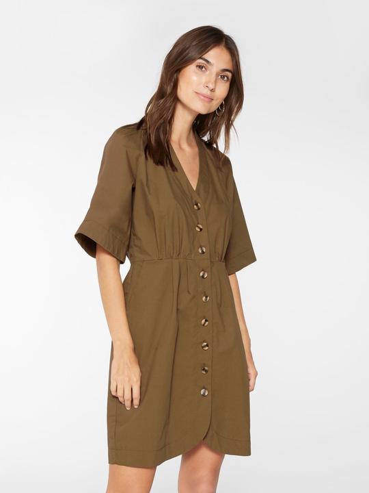 Actual product image Yas V-neck cotton mini dress (L)