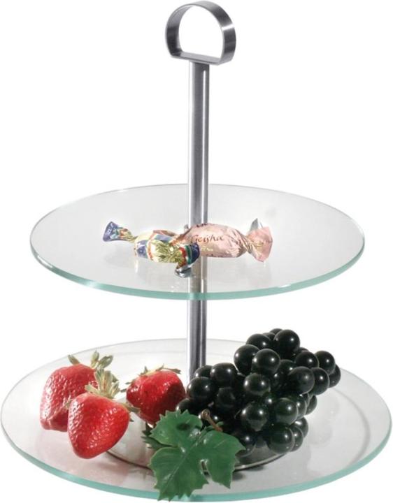 Contacto Étagère en verre, 3 niveaux 21/25/30cm H : 40cm