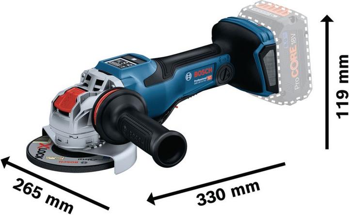 Actual product image Bosch Professional GWX 18V-15 PSC (125 mm)