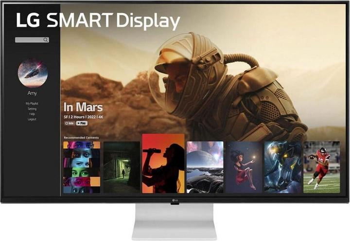 Image du produit LG 43SQ700S-W Moniteur intelligent 107,9cm (42,5 pouces), Blanc (3840 x 2160 pixels, 42.50")