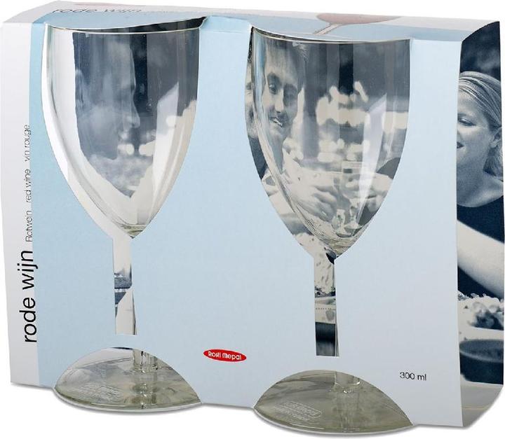 Mepal Verres à vin rouge en plastique (30 cl, 2 Verres, Verres à vin rouge)