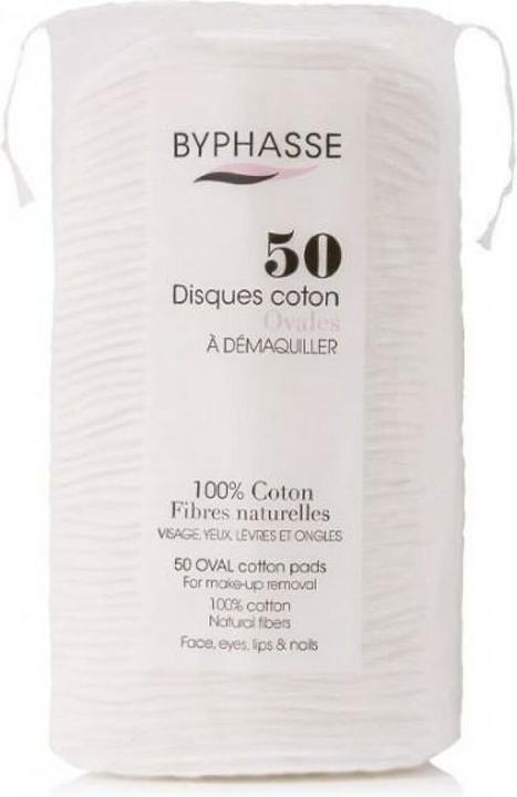 Byphasse DISCOS ALGODÓN ovales desmaquillantes 50 u