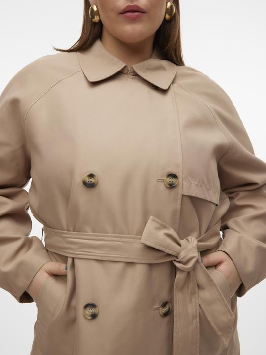 Produktbild Vero Moda Fly-Away Kragen Curve Mantel Trenchcoat (48)
