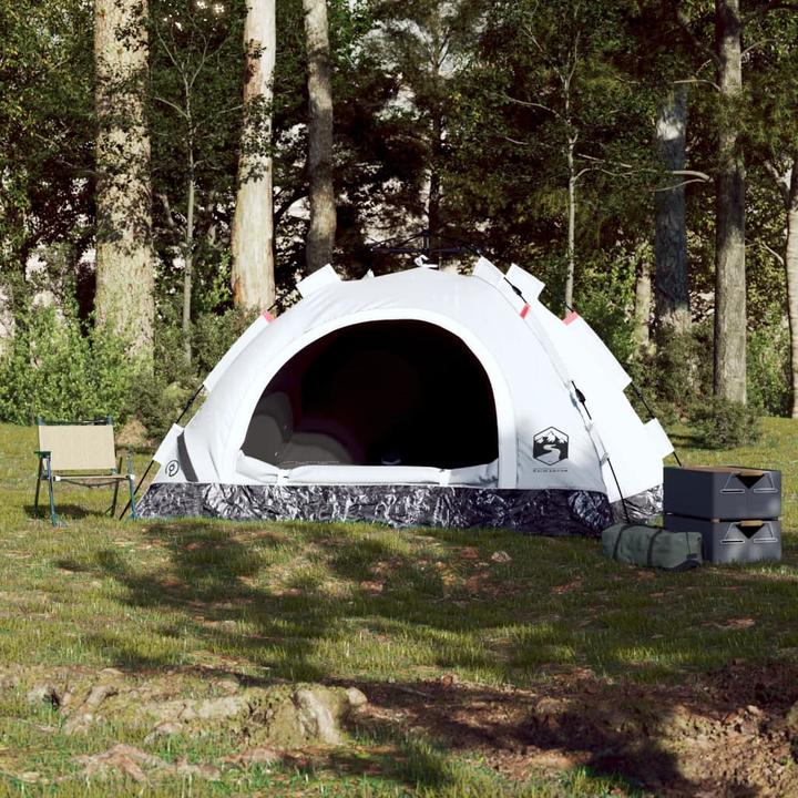 Immagine prodotto VidaXL Tenda da campeggio 4 persone in tessuto oscurante a sgancio rapido (Tenda a cupola, 3.25 kg, 4 persone)