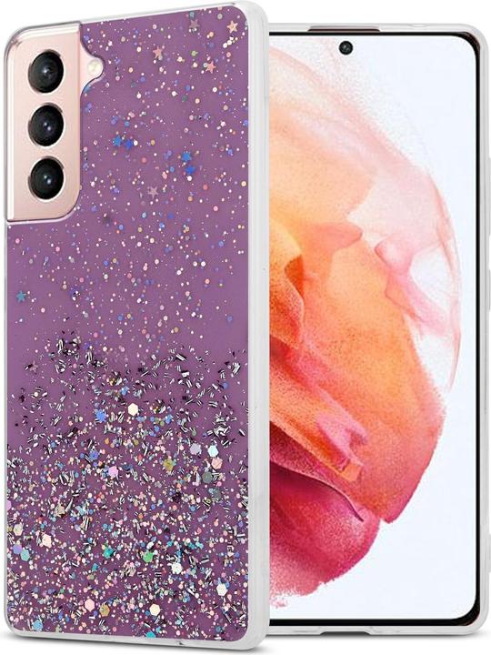 Violet avec paillettes